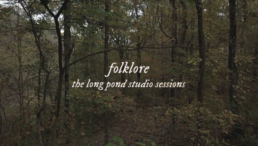 『フォークロア: ロング・ポンド・スタジオ・セッションズ』Disney+ポスター