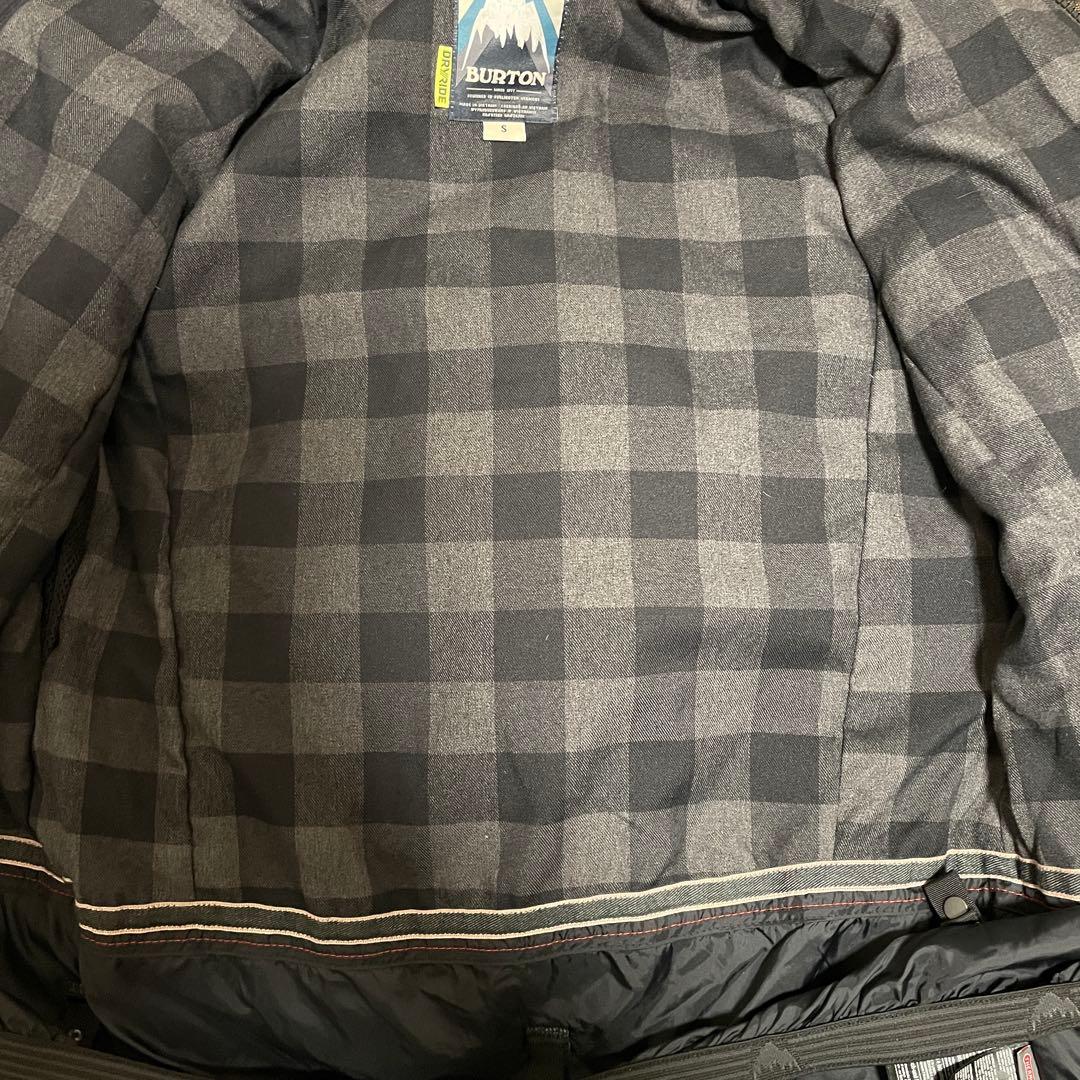 Burtonバートンスキーウェアスノーボードジャケットパーカーフード黒ブラック紺