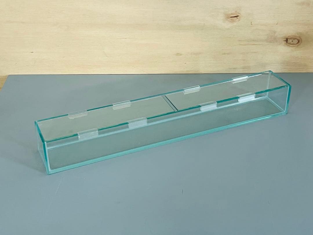 一台限り　特注カウンターガラス水槽600×100×100㎜未使用品