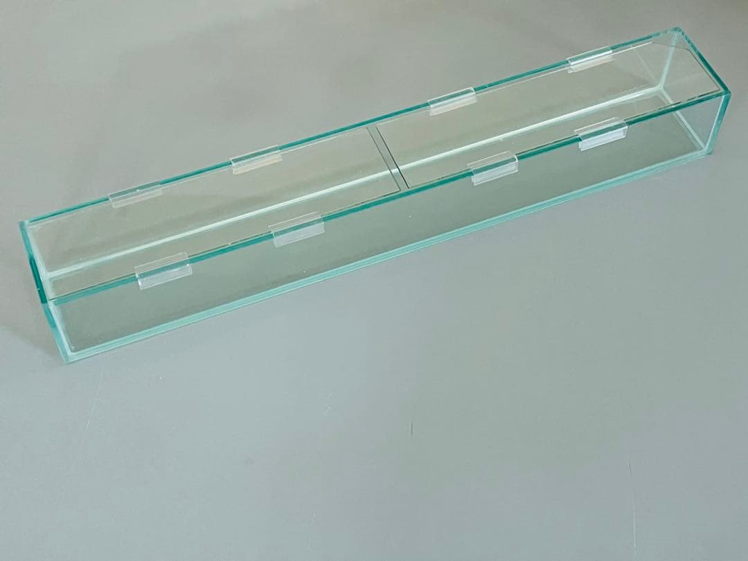 一台限り　特注カウンターガラス水槽600×100×100㎜未使用品