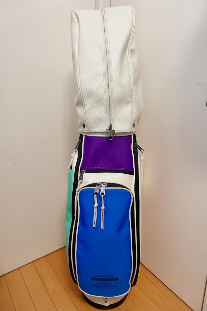 beams golf ビームス限定 キャディバック　クレイジーパターン 送料込
