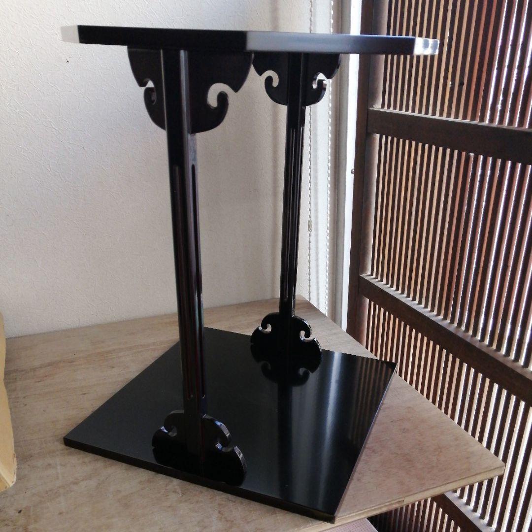 寿棚　茶道具　美品　組み立て式　木製　漆器　漆　紙箱