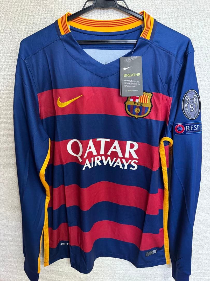 【新品】ネイマール ユニフォーム 長袖 バルセロナ 新品タグ付き