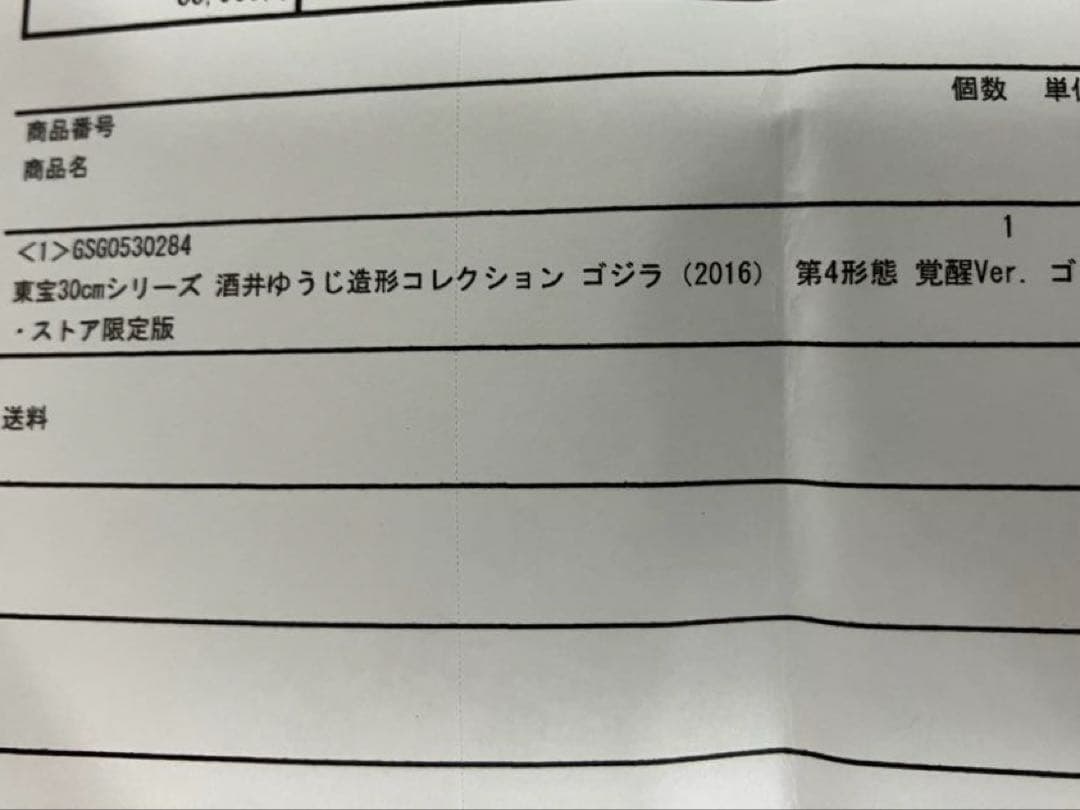 東宝30cm ゴジラ（2016） 第4形態覚醒Ver. 酒井ゆうじ　ゴジラストア