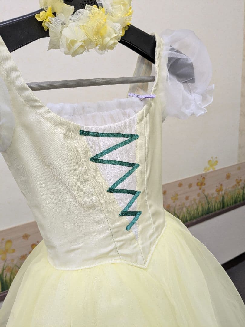 バレエ衣裳/ジュニア　イエロー4着セット