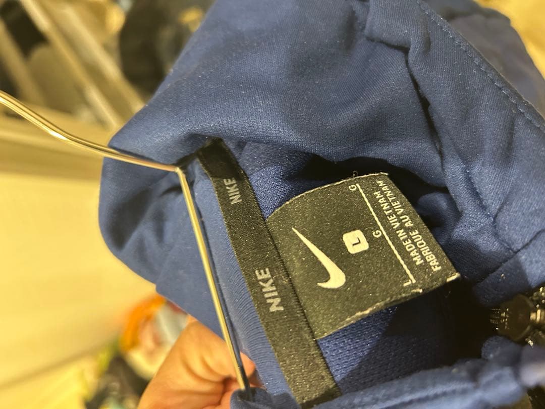Nike フード付きアウター L ブルー　セットアップ