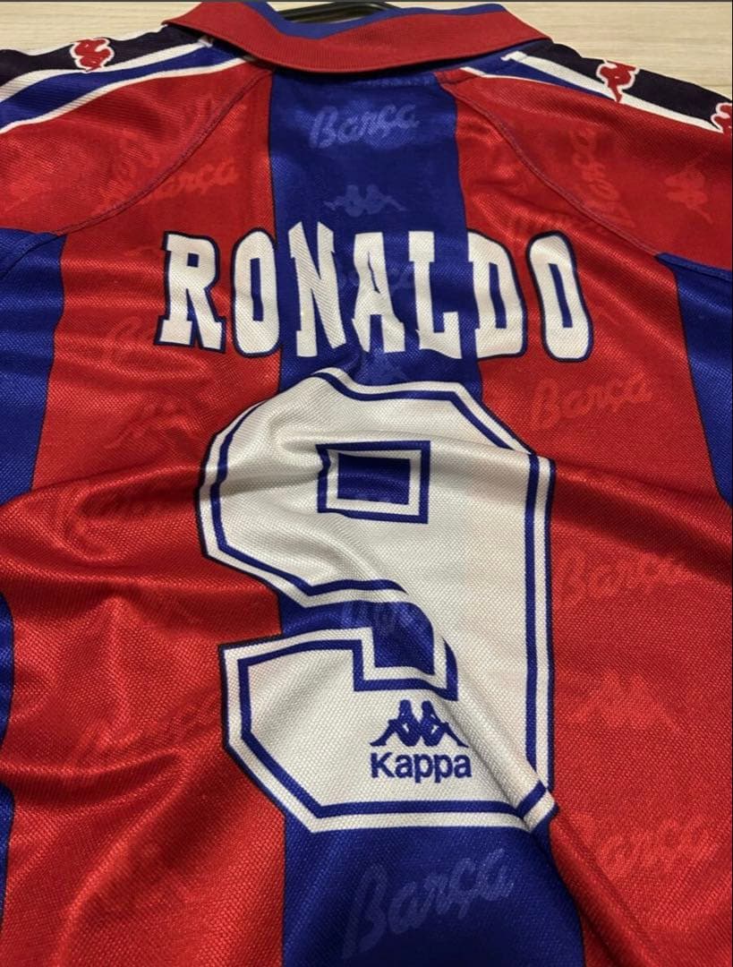 レア！96-97 バルセロナ　ユニフォーム　ロナウド選手