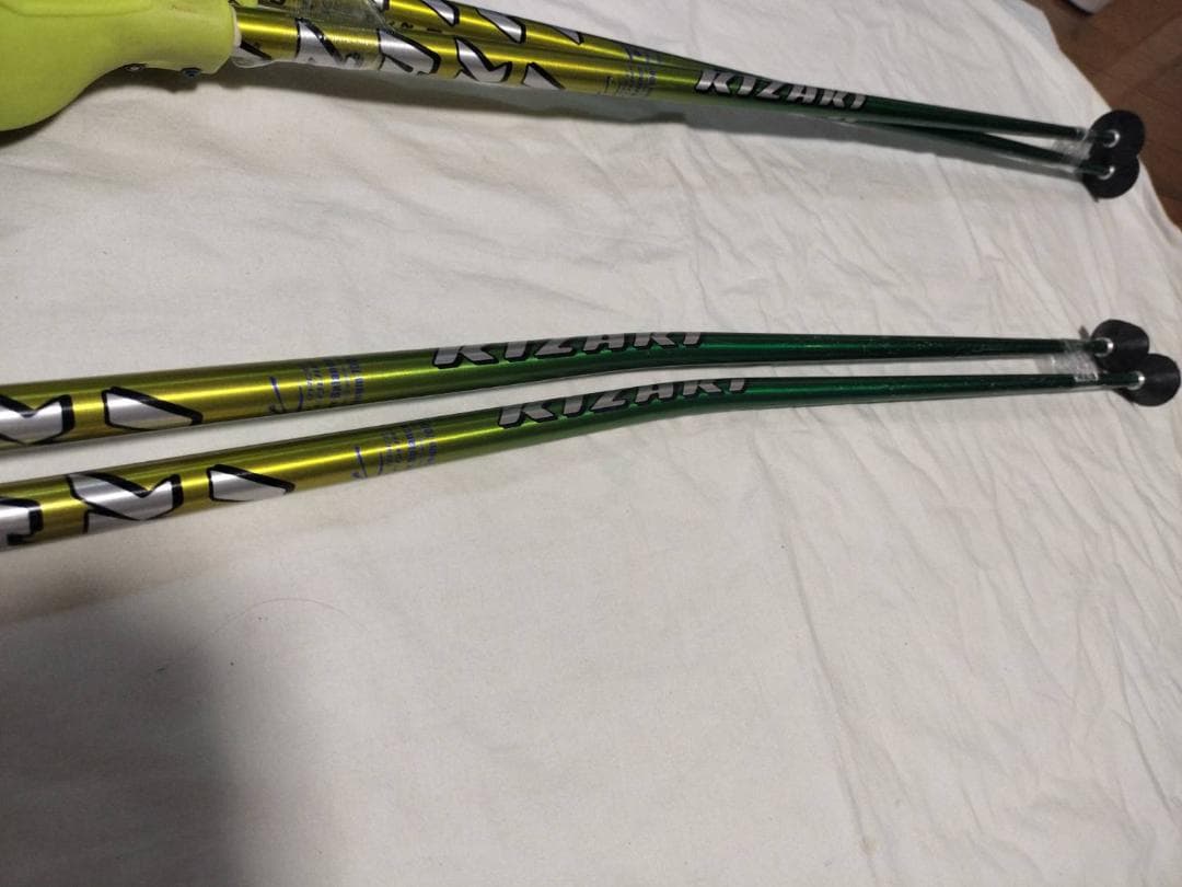 ◇アルペンスキーポールセット　SL用　GS用　ストック２セット　キザキ