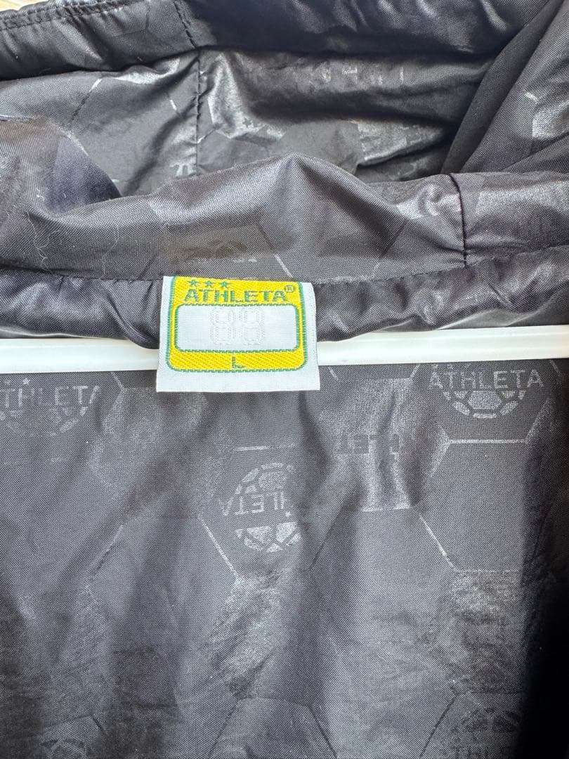 ATHLETA アスレタ ベンチコート Lサイズ カモフラ ブラック】