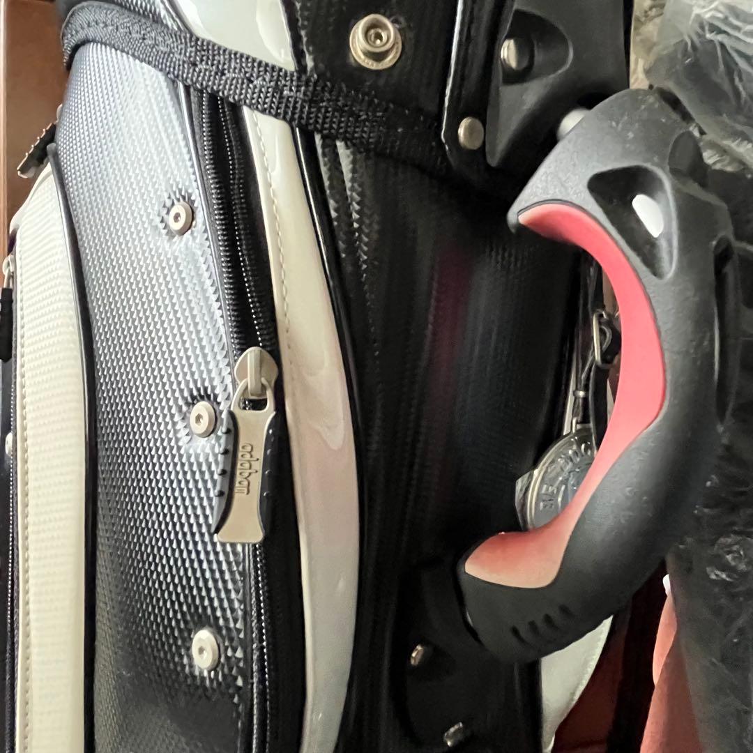 adabat キャディバッグ 黒/白