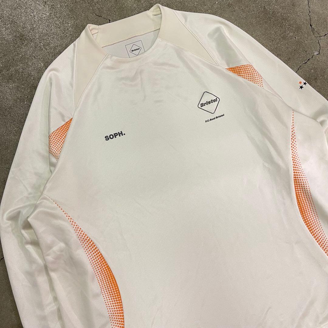 ウェア FCRB AUTHENTIC L/S GAME SHIRT OFF WHITE