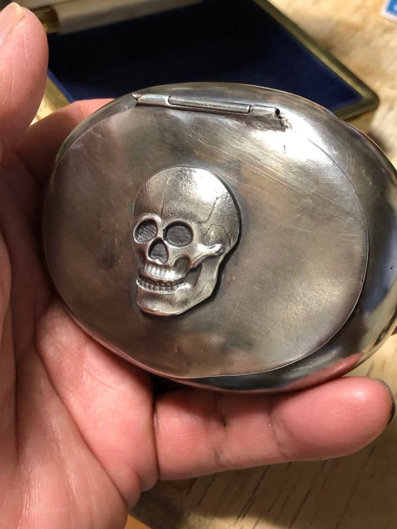 アンティーク 19s スカル　髑髏　骸骨　ネイバーフッド　インダストリアル