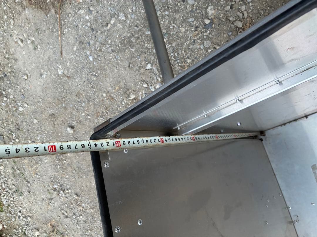 国産リヤカー　自転車牽引