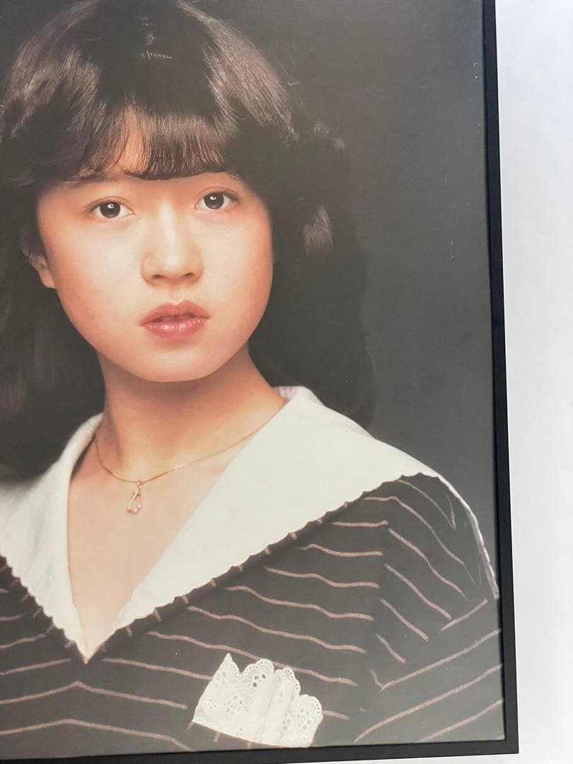 中森明菜 デビュー告知ポスター B3 スローモーション