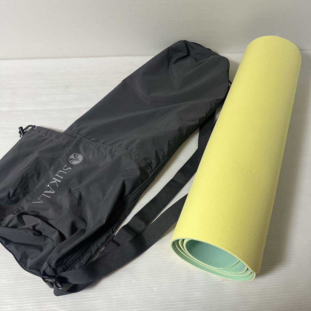 【美品】SUKALA スカーラ リバーシブル ヨガマット ケースセット