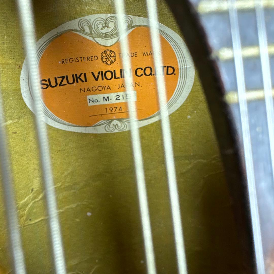 マンドリン　鈴木バイオリン　M-215 1974年　ハードケース付き