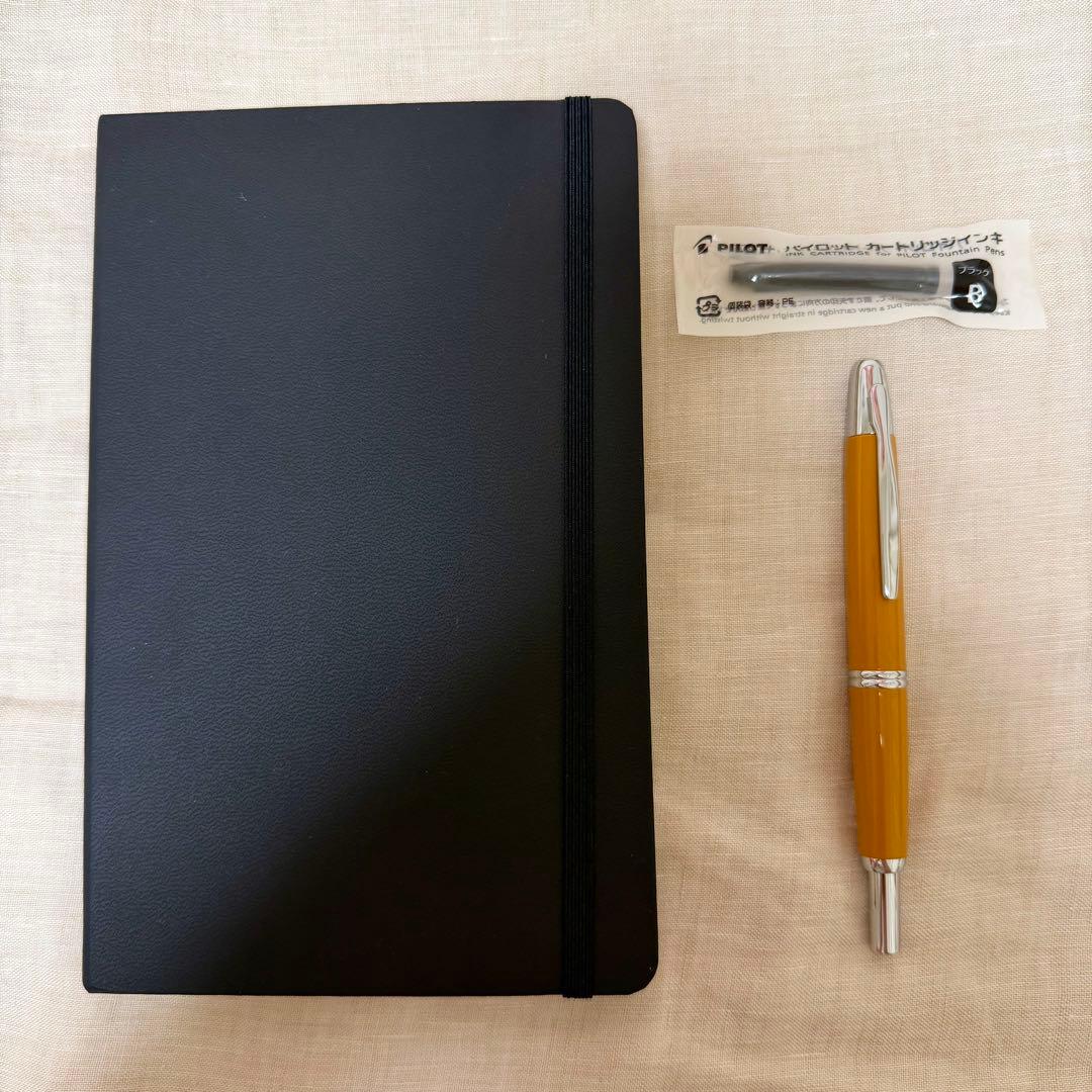 PILOT 万年筆 FCN-1MR + カートリッジインキ + ノートのセット