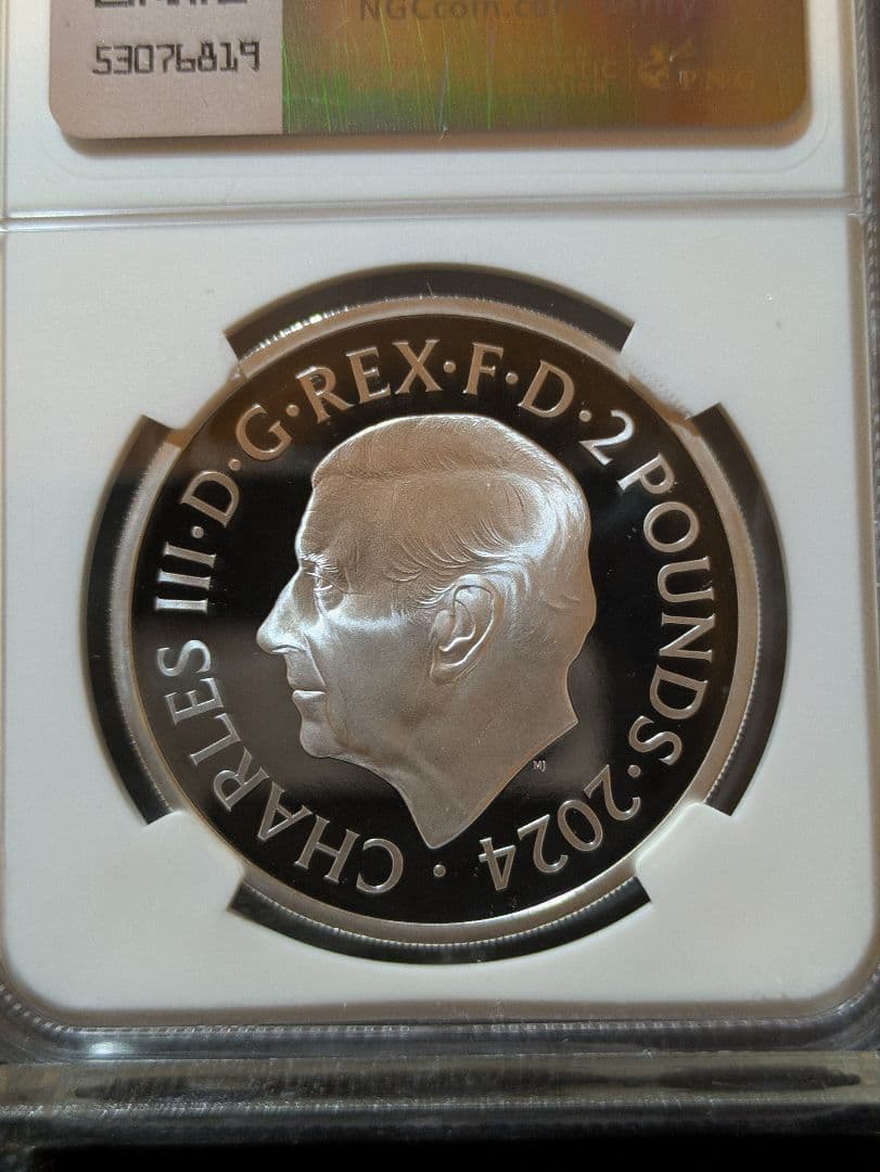 【コレクター必携】2024年スター・ウォーズ銀貨　最高鑑定ミレニアム・ファルコン