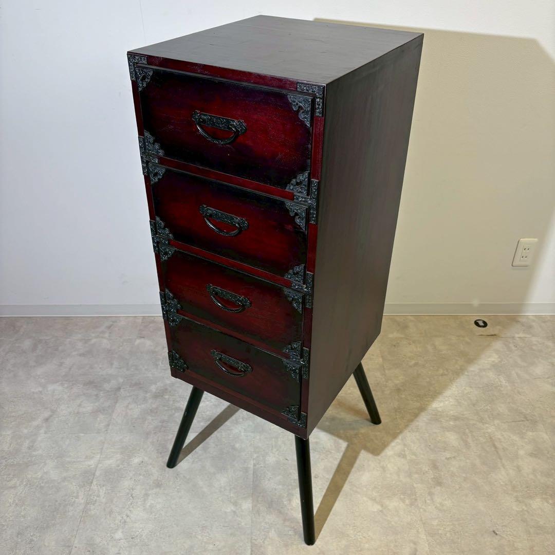 筑後民芸　民芸家具　リメイク家具　脚付棚　和家具　時代家具　和モダン