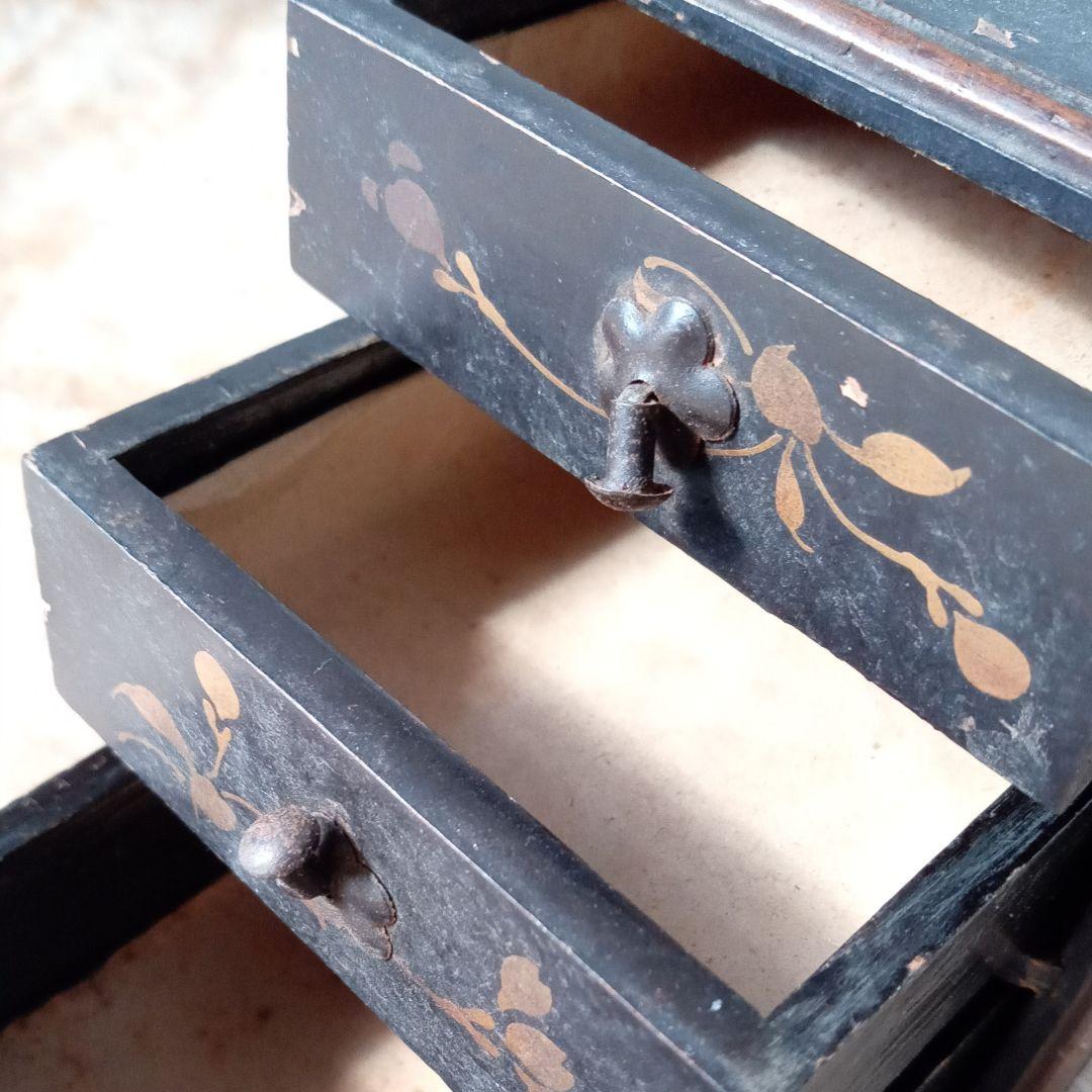 骨董　蒔絵の小箱　箱　詫び寂　アンティーク