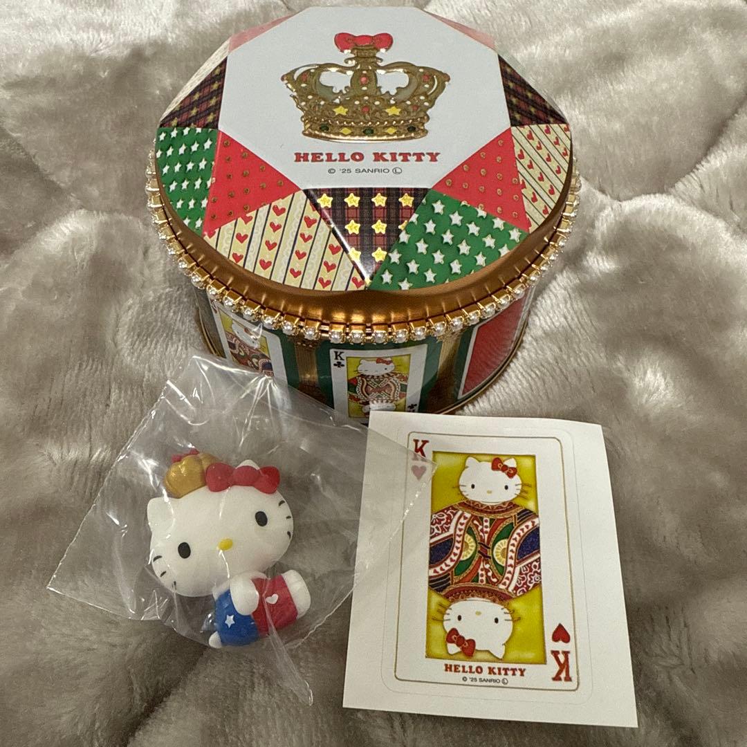 青山デカーボ クリスマス缶 ユニコーン缶 ハローキティ ネコのトランプ缶