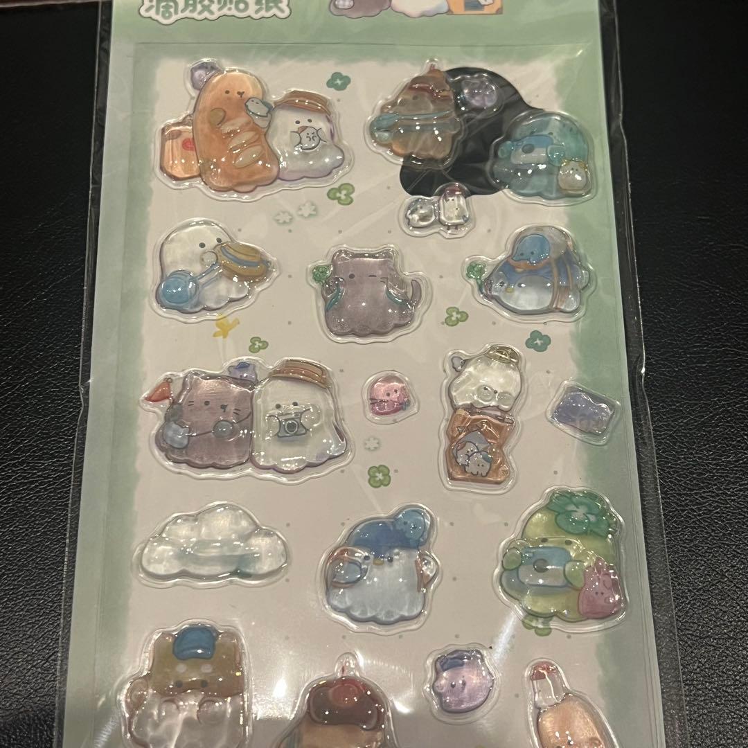 オバケーヌ　シール　2枚セット　ボンボンドロップ風シール