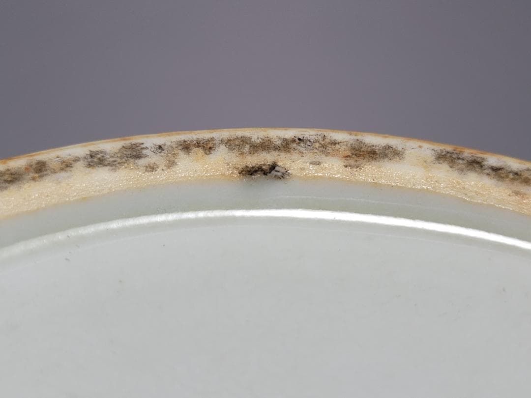 染付 吉祥花紋 花瓶 明清時代 高さ約17.7cm