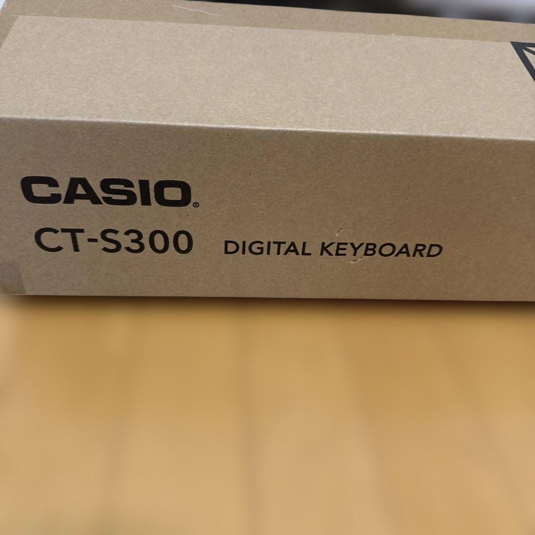 Casiotone CT-S300 電子ピアノ 61鍵スタンド、ペダル、電源、箱