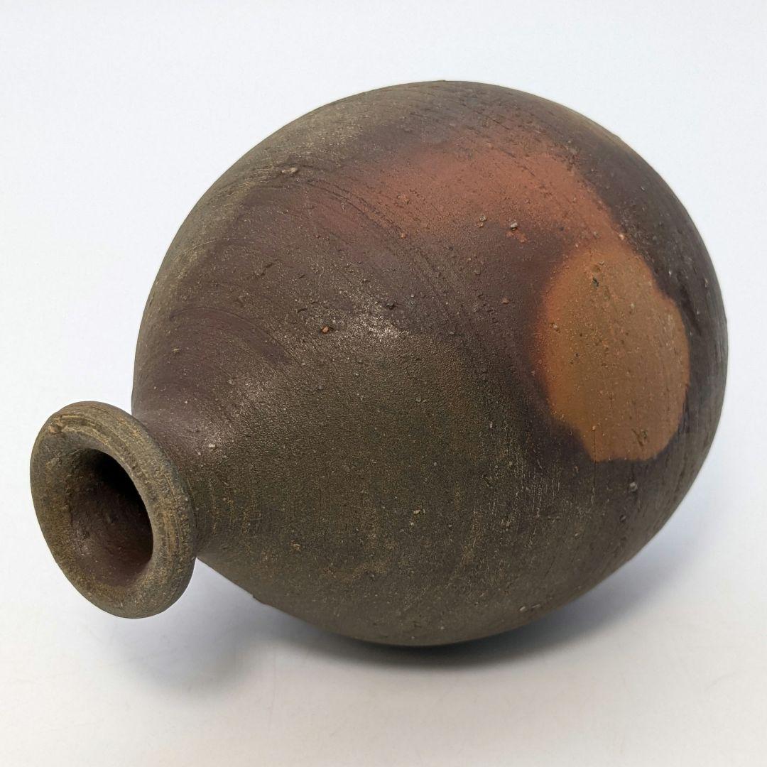 人間国宝 藤原啓 備前焼 徳利 共箱共布栞 酒器 とっくり 花器 一輪挿し花瓶