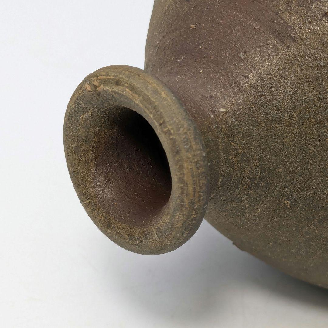 人間国宝 藤原啓 備前焼 徳利 共箱共布栞 酒器 とっくり 花器 一輪挿し花瓶