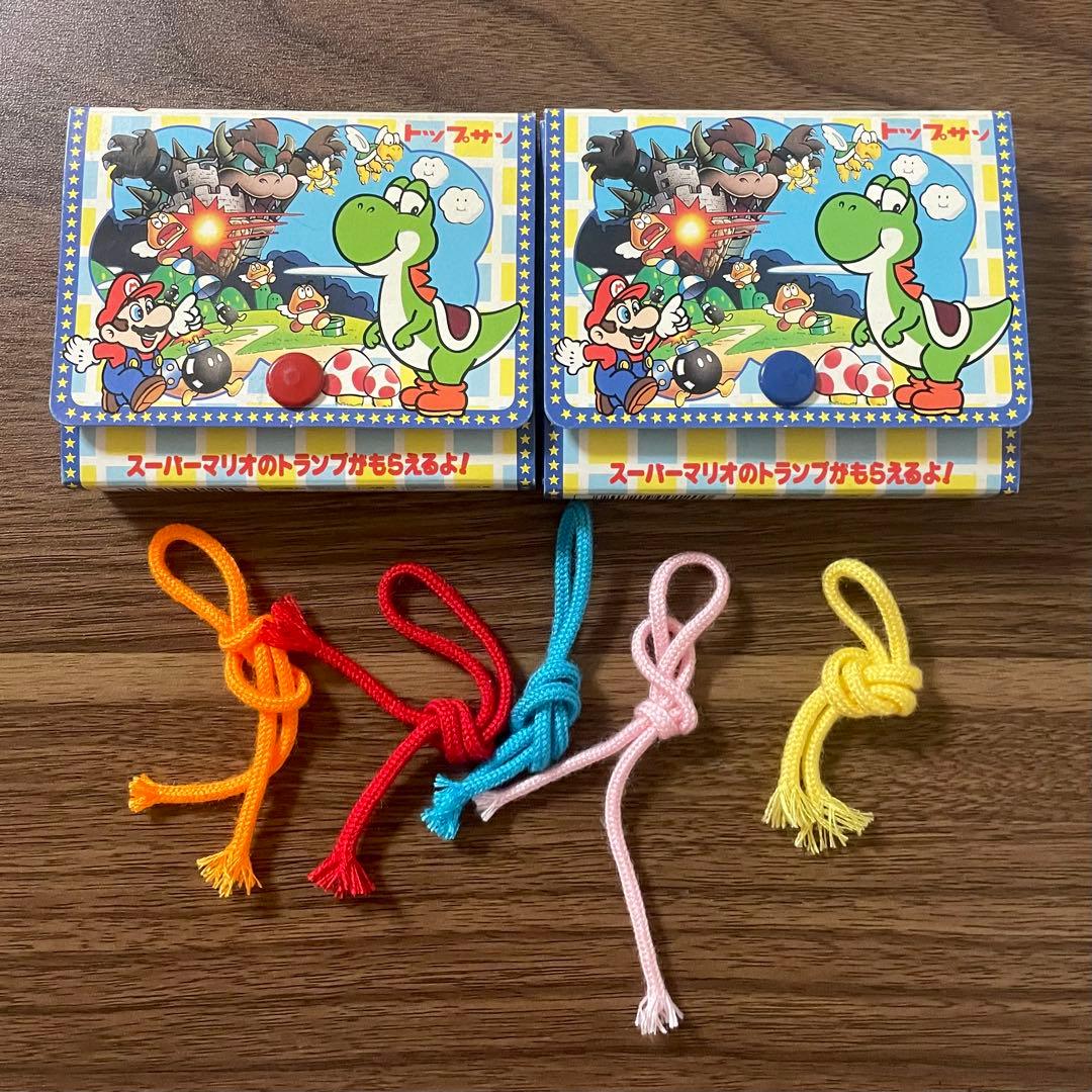 スーパーマリオバッグガム トップサン カード 45枚 空箱 BOX 5個