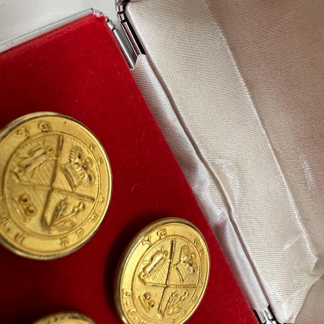 英国 Firmin & Sons 金属ボタンセット ケース付 ロンドン