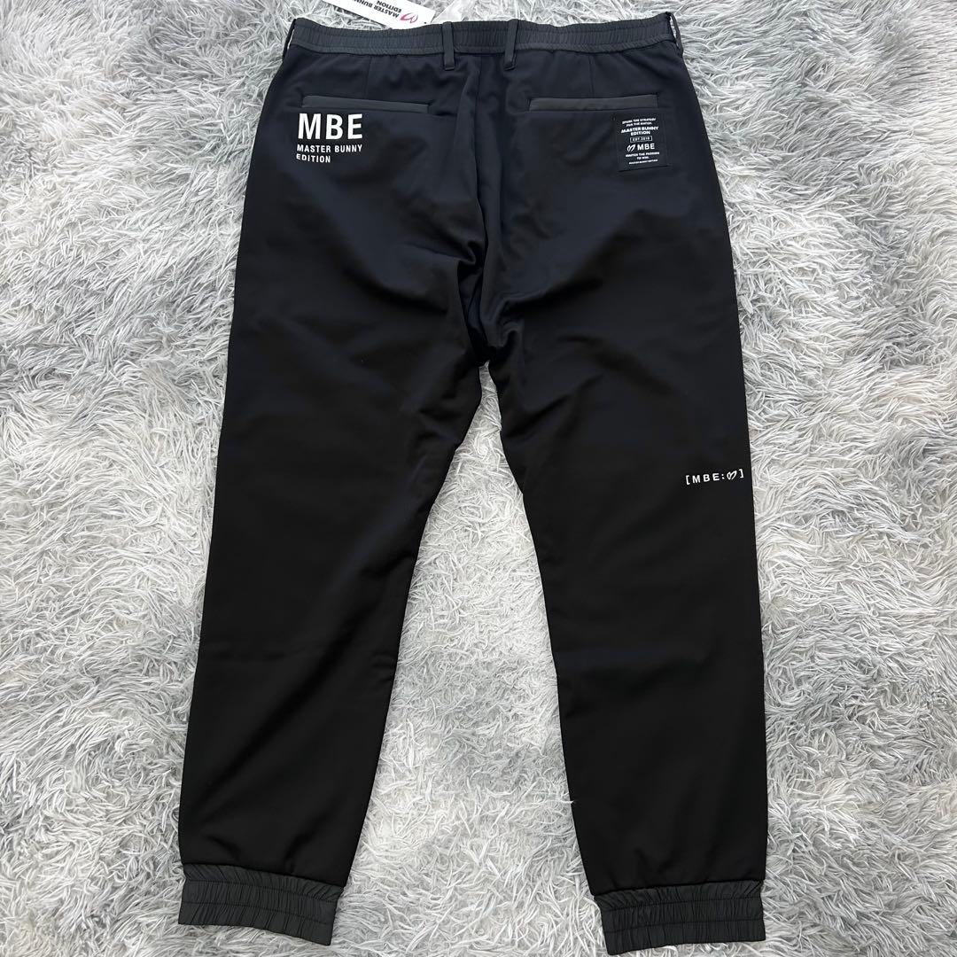 新品　マスターバニーエディション　パンツ　ジョガー　ストレッチ　秋冬　ブラック