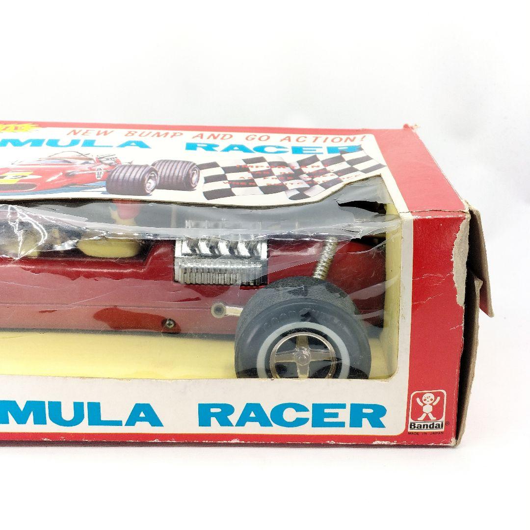 旧バンダイ フォーミュラ レーサー ブリキ 電動玩具 レア