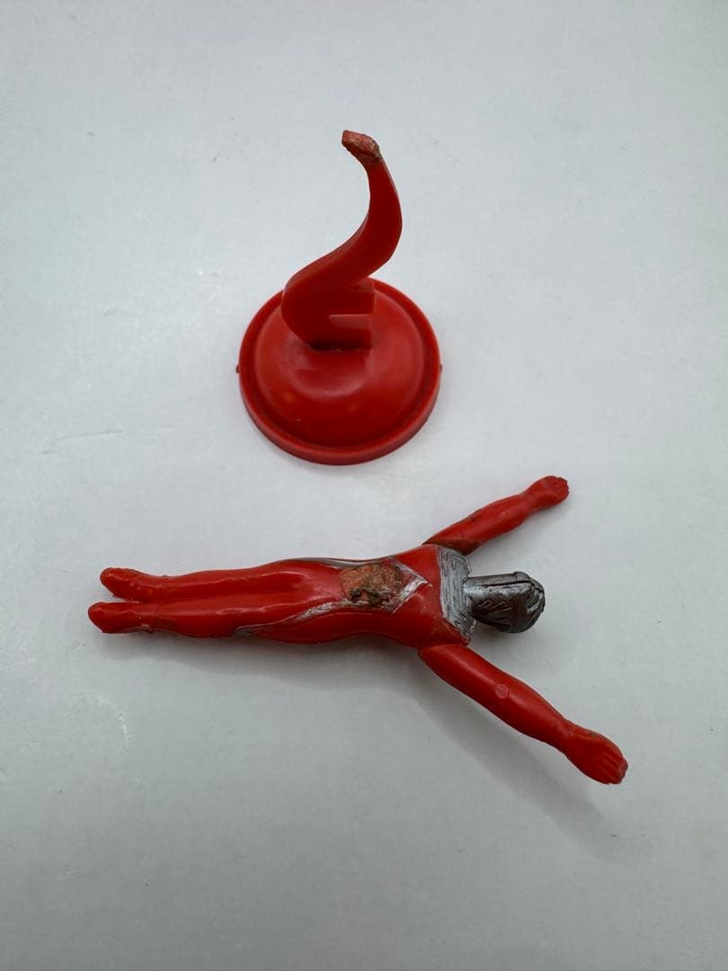 旧バンダイ ウルトラホーク 2号 秘密基地　説明書付き 当時物 プラモデル