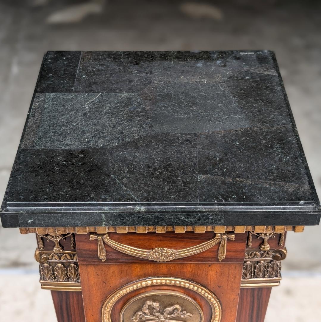 フランスヴィンテージ☆ルイ16世様式／フラワースタンド／大理石天板／ローズウッド