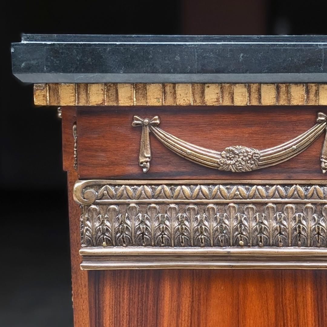 フランスヴィンテージ☆ルイ16世様式／フラワースタンド／大理石天板／ローズウッド