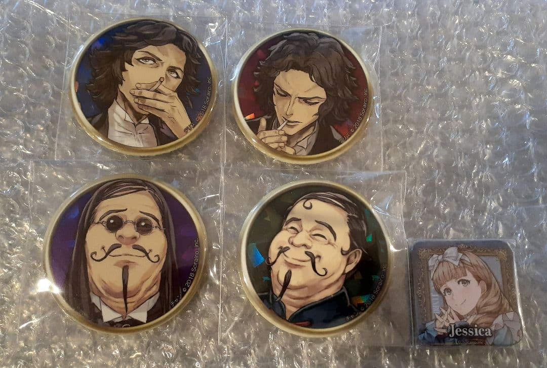 人狼ジャッジメント/人狼J/ダンジョン人狼缶バッジ クリスチャンジェシカ