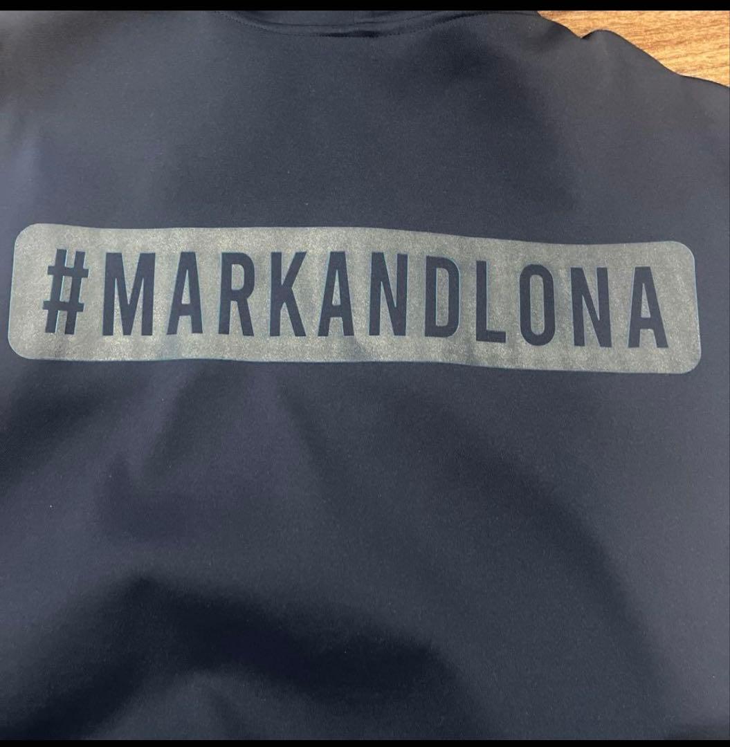 【美品】MARK & LONA フルジップフーディ ネイビー