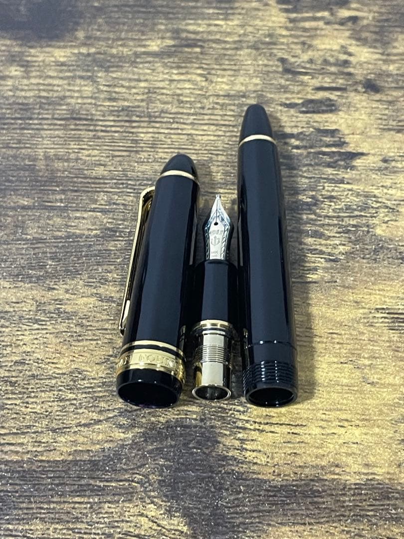 長刀研ぎ　NAG　旧型ニブ　セーラー　万年筆　ゴールド×ブラック　SAILOR