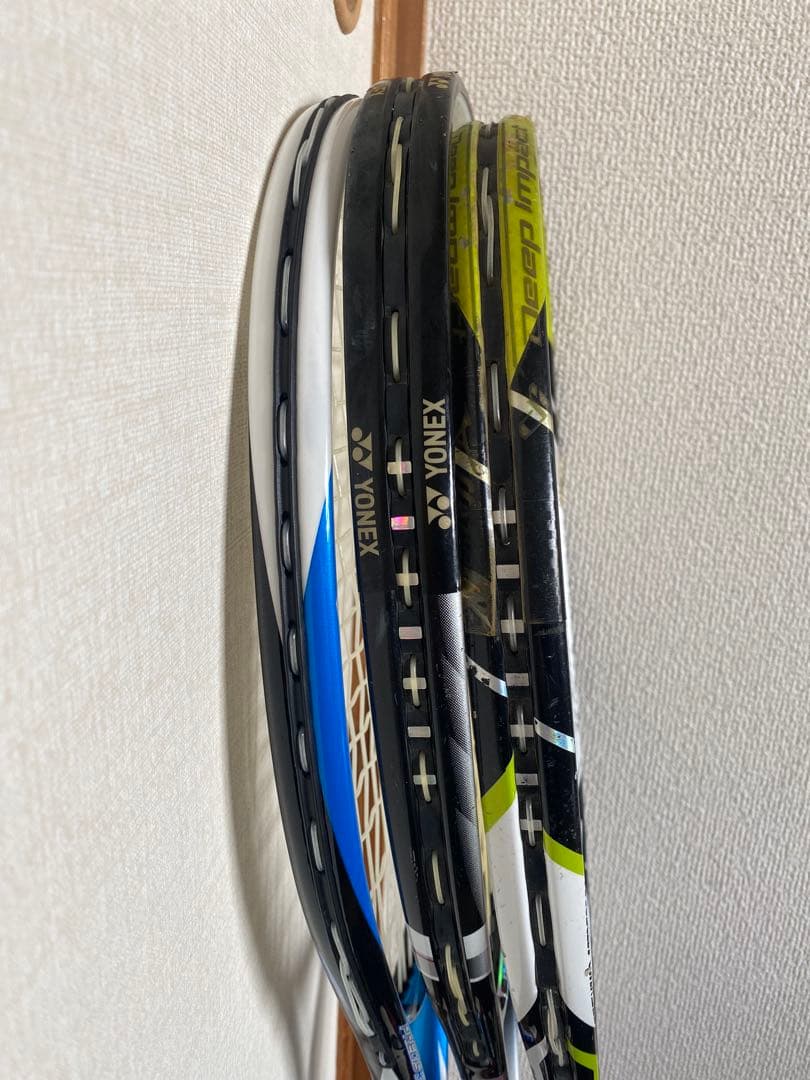 軟式テニス　ラケット　グリップテープ　エッジガード　ケース付き(1つ)まとめ売り