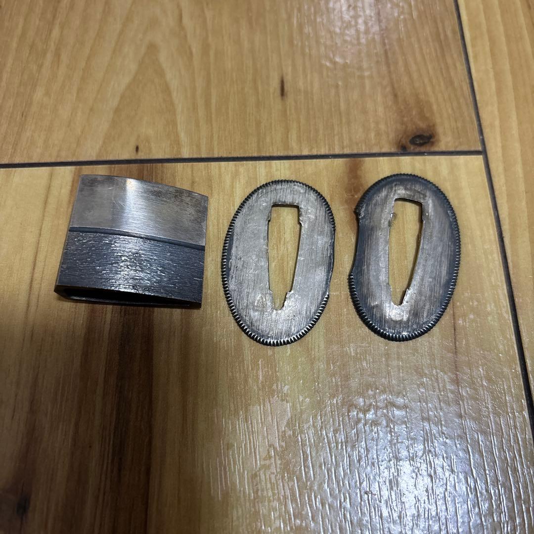 銀製はばき・切羽