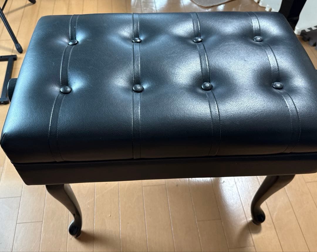 ピアノ　ベンチ椅子　猫脚