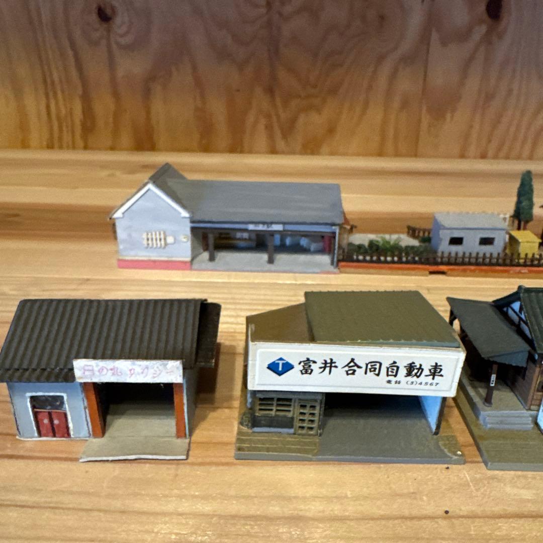 Nゲージ★トミーテック　ジオコレ　昭和の風景ミニジオラマ　ジャンク扱い