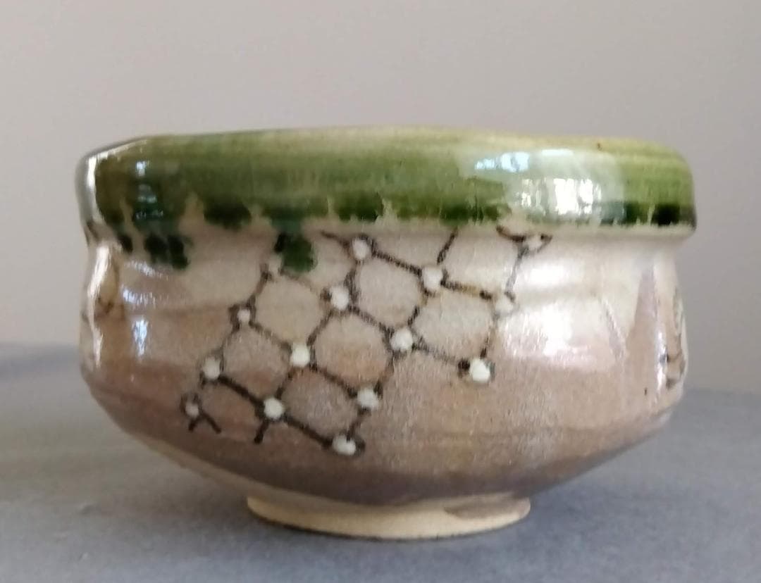 美濃焼の名工　大嶋久興【子の日窯】　織部茶碗