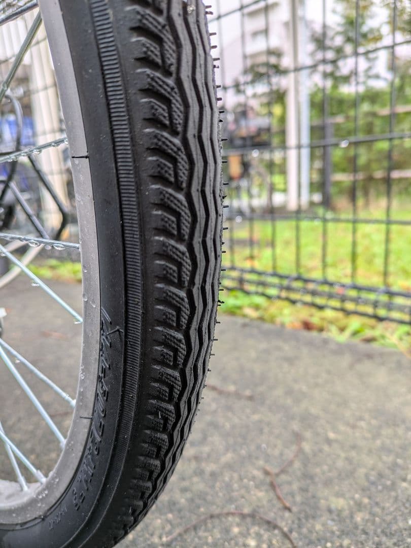 引取限定　戸塚　グレー 折りたたみ自転車 24インチ バスケット付き