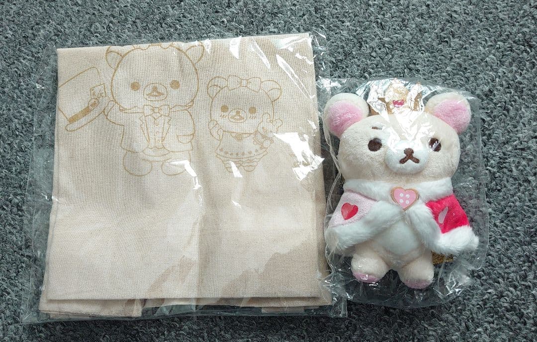 コリラックマ　ハートの女王　ぶらさげぬいぐるみ　ノベルティ　リラックマ　ノベ