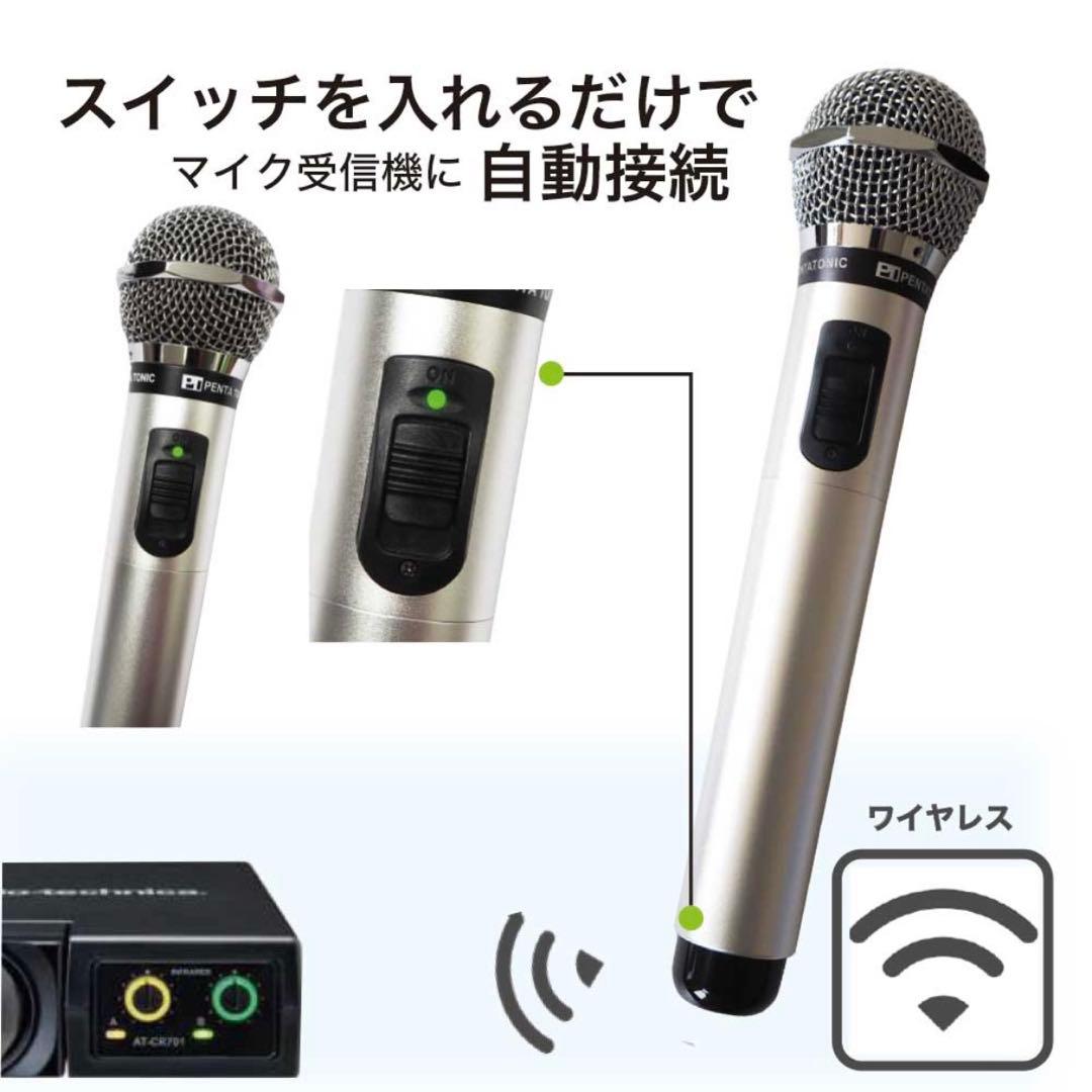 【新品未使用】GTM-150 ワイヤレスマイク ブルー　マイマイク