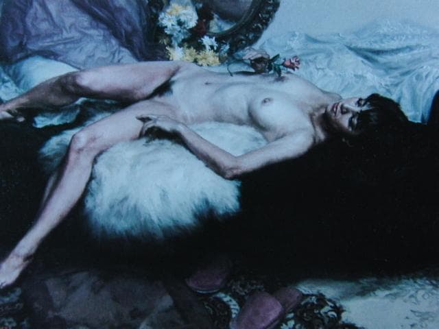 佐藤輝雄【花のマハ(エチュード)】希少画集画、新品高級額装付、状態良好