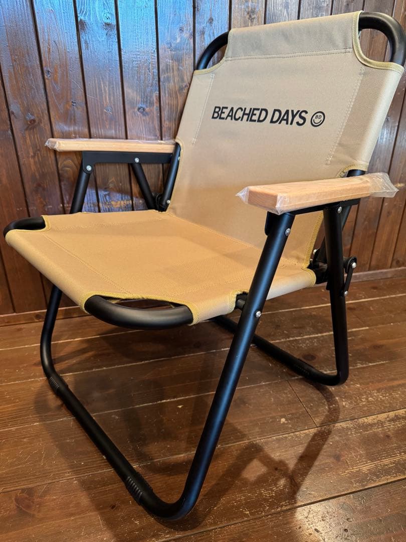 新品未使用BEACHED DAYS アウトドアチェア ベージュ
